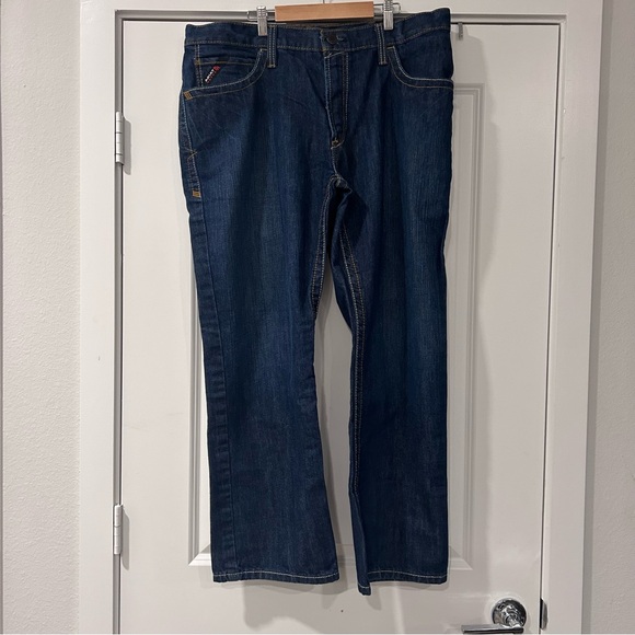 Ariat FR Work Pant Men’s 38X30 Flame Resistant Low-rise Boot-cut - Picture 3 of 11